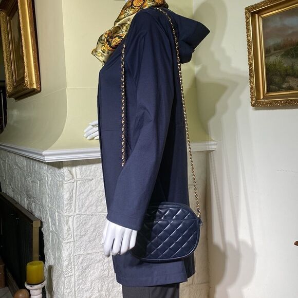 Laura Scott Quilted Faux Leather Chain Strap Cross Body Bag - Picture 6 of 14